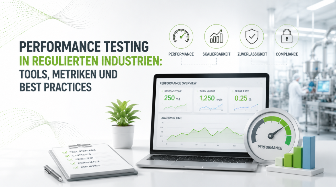 Performance Testing in regulierten Industrien: Tools, Metriken und Best Practices